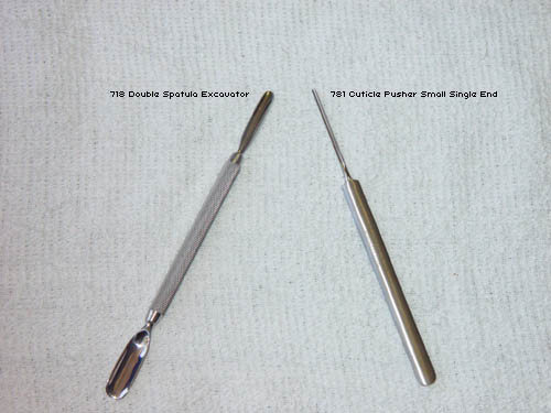 Double Spatula Excavator Cuticle Pusher